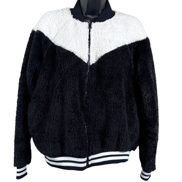 Nike Women's Sportswear Wolf Sherpa Bomber Jacket - Picture 1 of 11